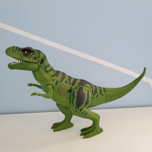 Chap Mei Dino Valley Tyrannosaurus T-Rex Dinosaur Toy Figure w Lights & Sounds - Picture 1 of 11